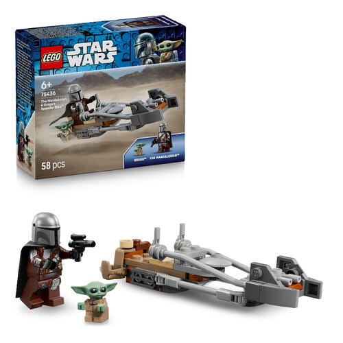 (Pre-Order) LEGO Star Wars The Mandalorian & Grogu&rsquo;s Speeder Bike 75436 (Estimated Early Jan 2026)