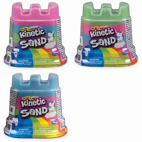 Kinetic Sand Rainbow Unicorn Castle - Assorted
