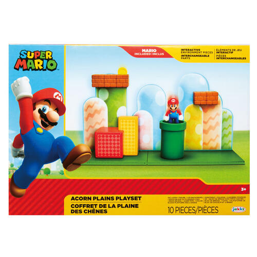 Nintendo Super Mario 2.5 Inch Acorn Plains Playset