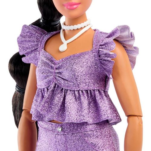 Barbie Deluxe Style Indian Purple Dress Fall