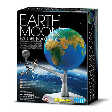 4M Kidz Labs Earth & Moon Model Making Kit