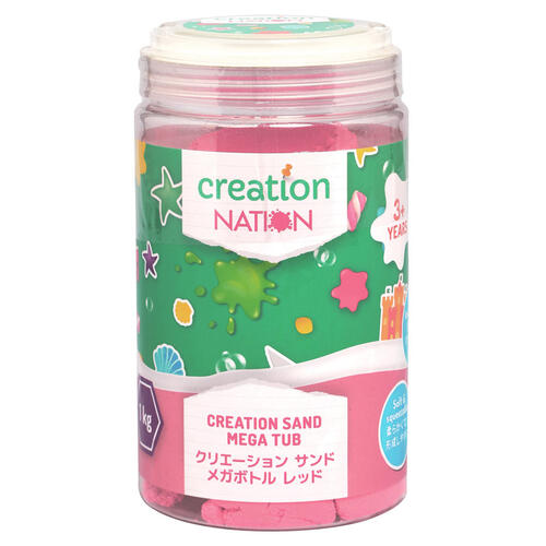 Creation Nation Creation Sand Mega Tub - Red