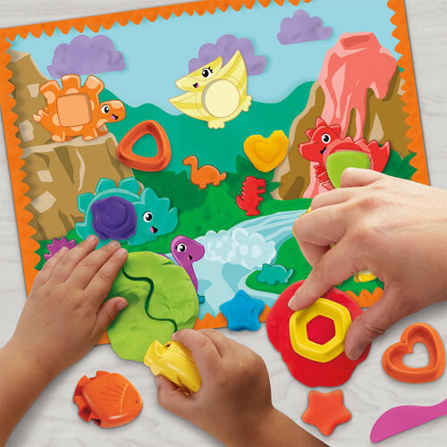 Play Doh Shapes And Colors Dino