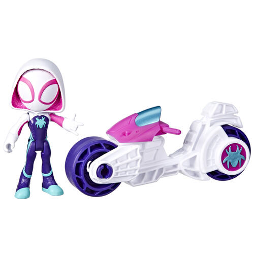 Marvel Spidey and His Amazing Friends Motorcycle and Figure - Assorted
