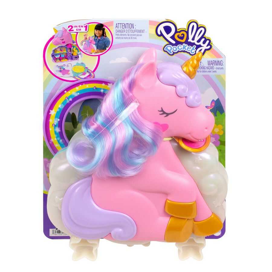 Polly Pocket Rainbow Unicorn Salon Toys R Us Brunei Official Website