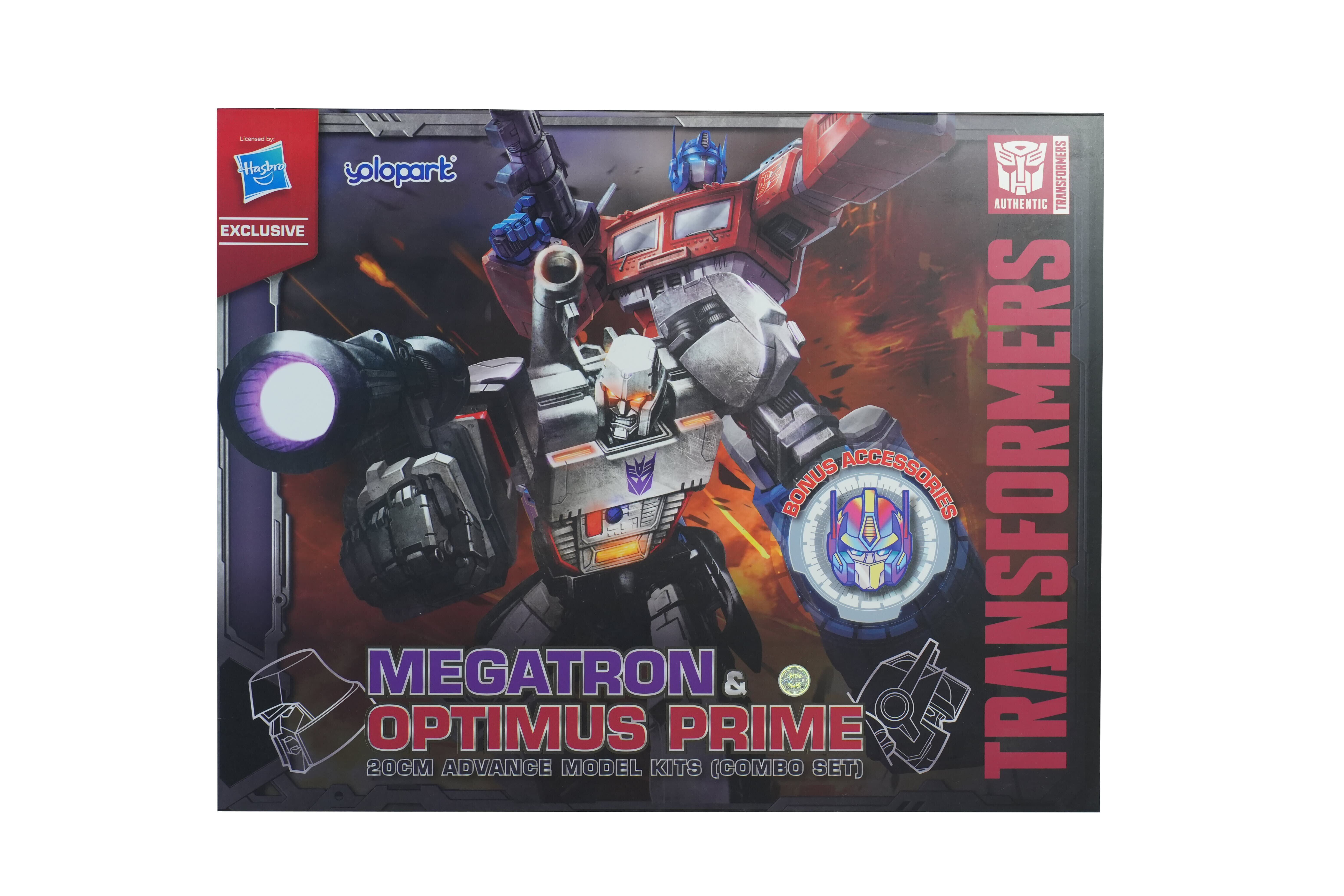 Yolopark X Transformers Optimus Prime Megatron Combo Pack Advanced Model Kit Toys R Us Brunei