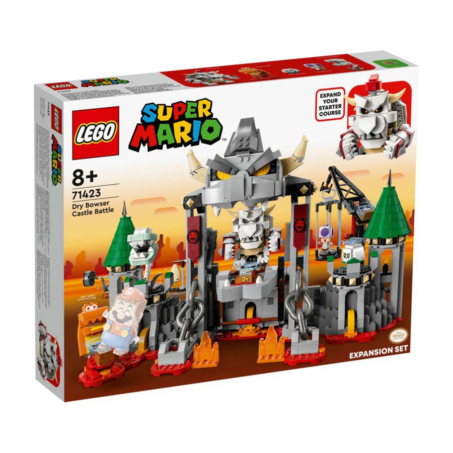 LEGO Super Mario Dry Bowser Castle Battle Expansion Set 71423 Toys R Us Brunei Official Website