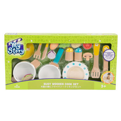 My Story Busy Wooden Cook Set