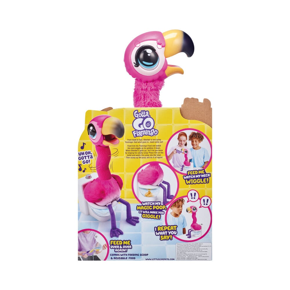 Little Live Pets Gotta Go Flamingo Singing Wiggling and