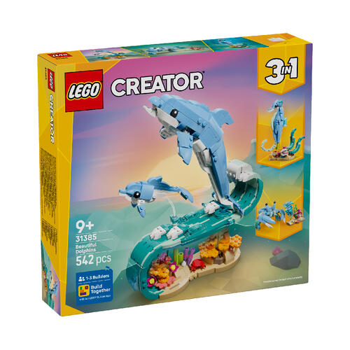 LEGO Creator Sea Animals: Beautiful Dolphins 31385