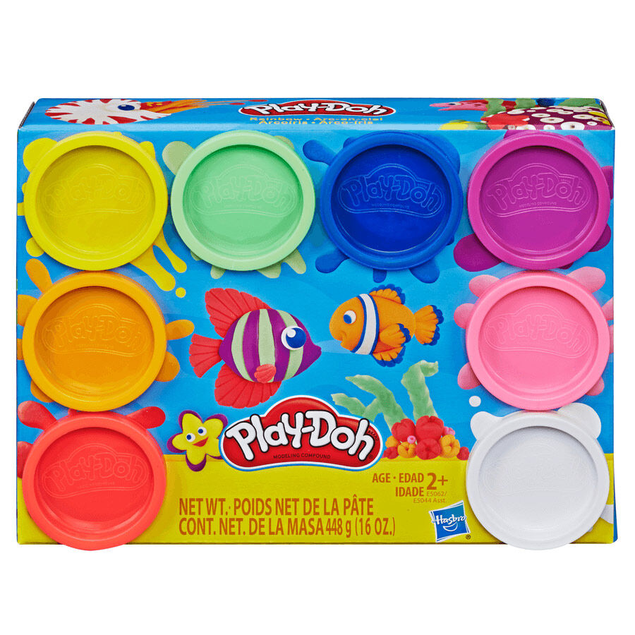 Play-Doh 8 Pack Rainbow Neon Non-Toxic Modeling Compound | Toys”R