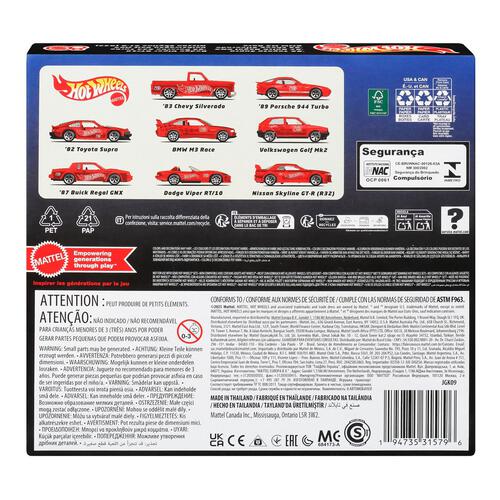 Hotwheels Silver Series Mattel 80th 8-Pack O/S