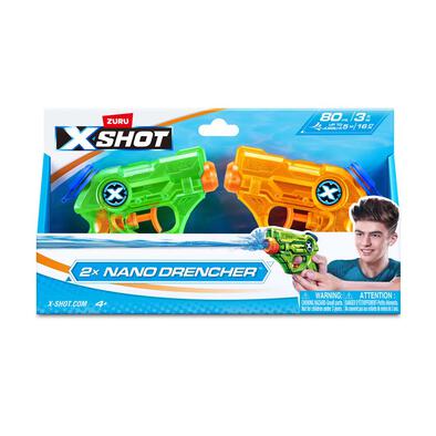 X-Shot Nano Drencher Water Blasters 2 Pack