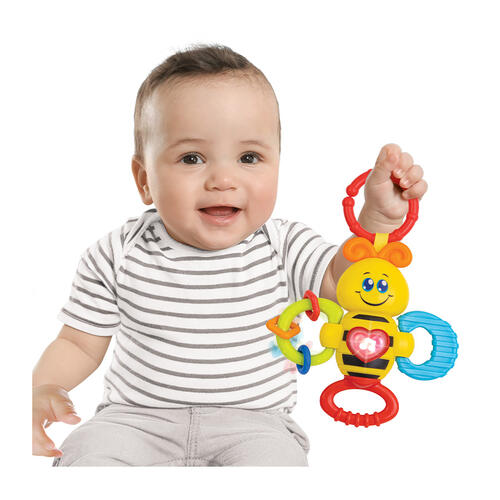 playpop Light-Up Twist Rattle-Bee