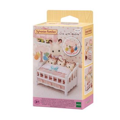 Sylvanian Crib with Mobile