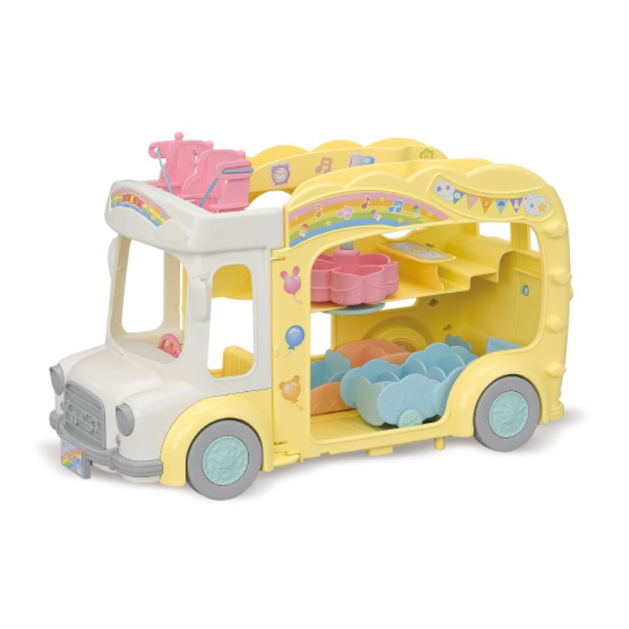 Rainbow bus toy clearance