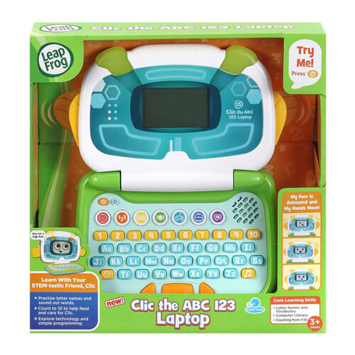 LeapFrog Clic The ABC 123 Laptop - Green