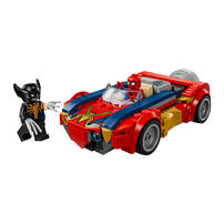 LEGO Marvel Spider-Man Car vs. Venomized Wolverine 76336