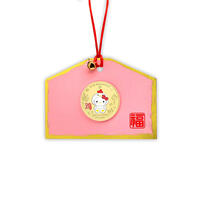 Sanrio Hello Kitty Rooster Zodiac 24K Gold-Plated Color Medallion Festive Pack