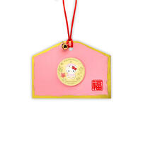 Sanrio Hello Kitty Goat Zodiac 24K Gold-Plated Color Medallion Festive Pack