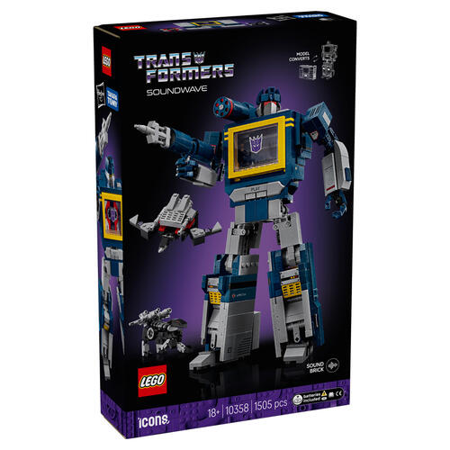 LEGO Icons Transformers: Soundwave 10358 Toys”R”Us – Brunei