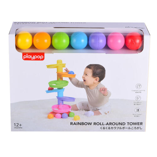 playpop Rainbow Roll-around Tower