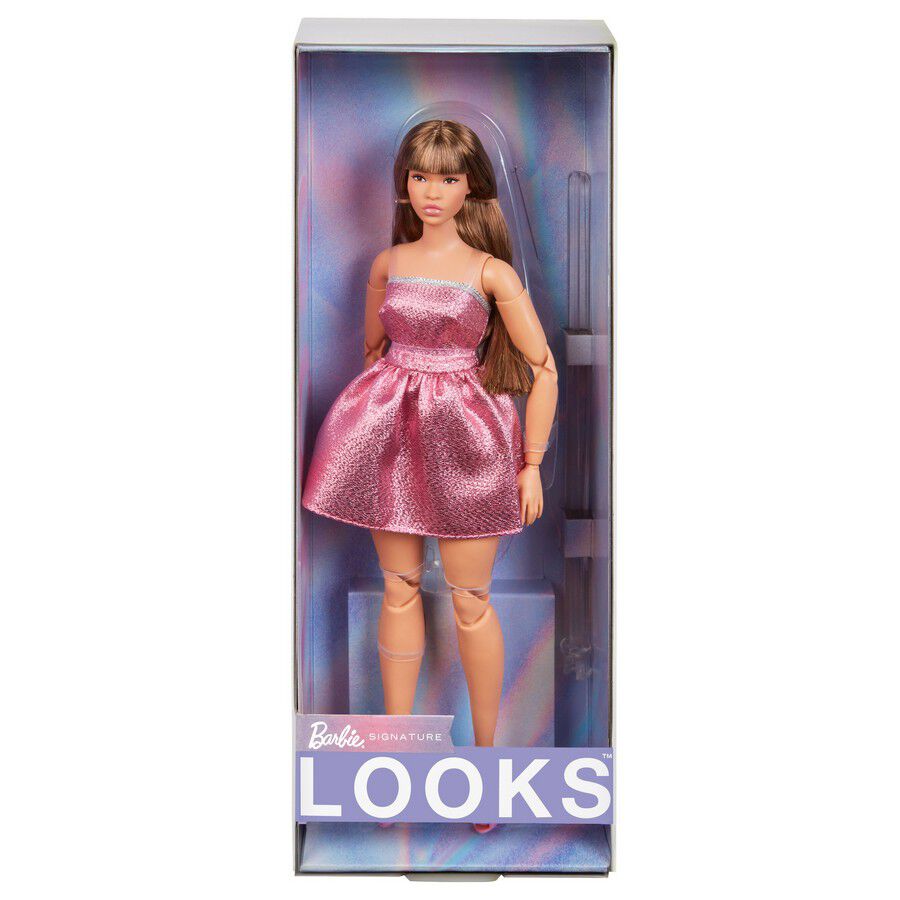Barbie Signature Looks Curvy Pink Mini Dress | Toys”R”Us Barbie Signature Looks Curvy Pink Mini Dress | Toys”R”Us