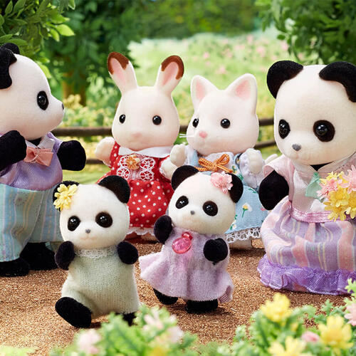 Sylvanian Pookie Panda Family