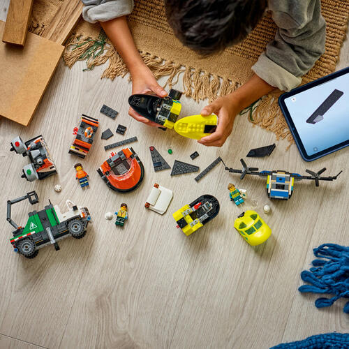 LEGO City Airplane, Service Truck & Hovercraft Remix 60505