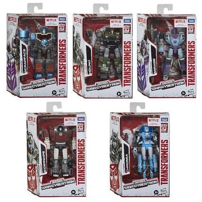 Transformers Generations War For Cybertron Trilogy Netflix Deluxe - Assorted