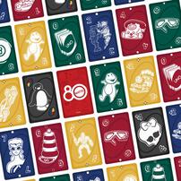 UNO Mattel 80th Ruby Red