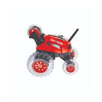 Sharper Image Toy RC Monster Spinning Car Metallic Red