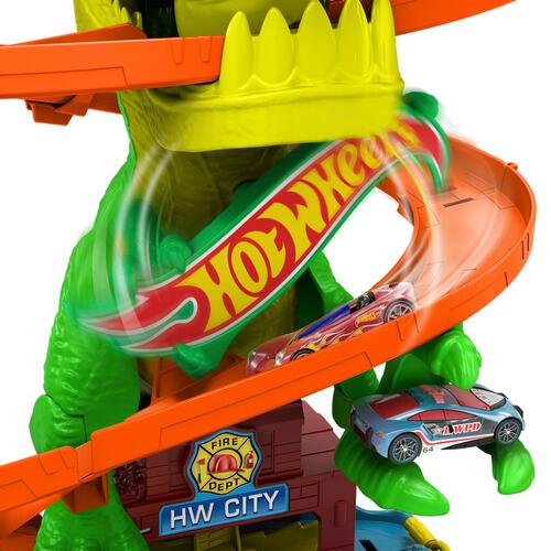 Hot Wheels City Trex Fire Station