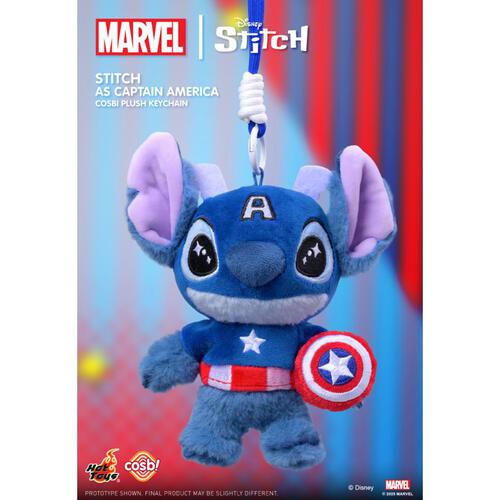 Hot Toys Disney Stitch Cosbi Plush Keychain Blind Box PPLU072N (1 Pc)