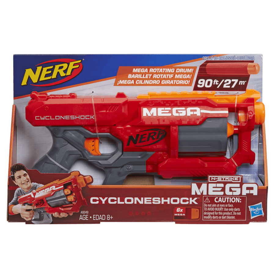 Nerf N-Strike Elite Mega CycloneShock Blaster Standard Packaging 