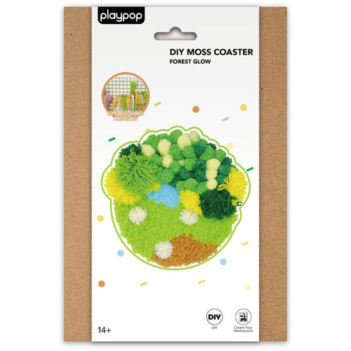 playpop DIY Moss Coaster Forest