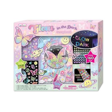 Hot Focus Glow In The Dark Scrapbook Tie Dye Butterfly