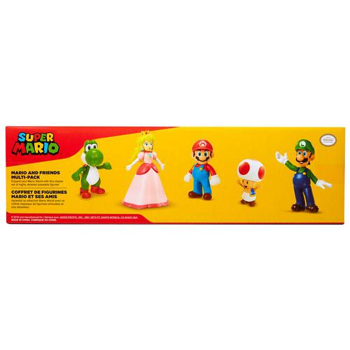 Nintendo Mario And Friends 2.5 Inch 5 Pack