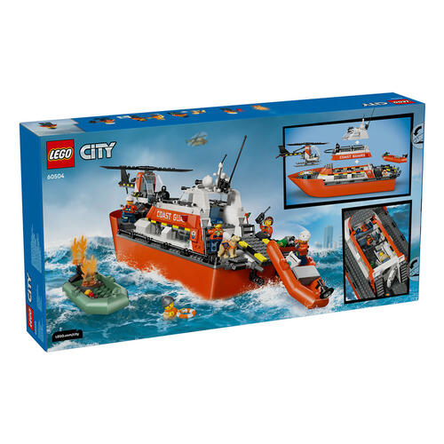 LEGO City Coast Guard Rescue Boat & Helicopter 60504