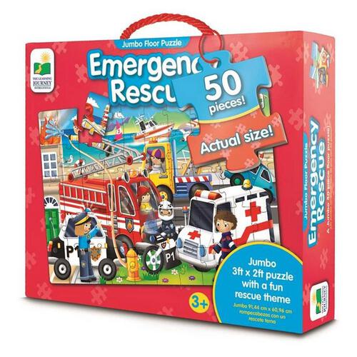 The Learning Journey Jumbo Floor Puzzle Emergency Rescue