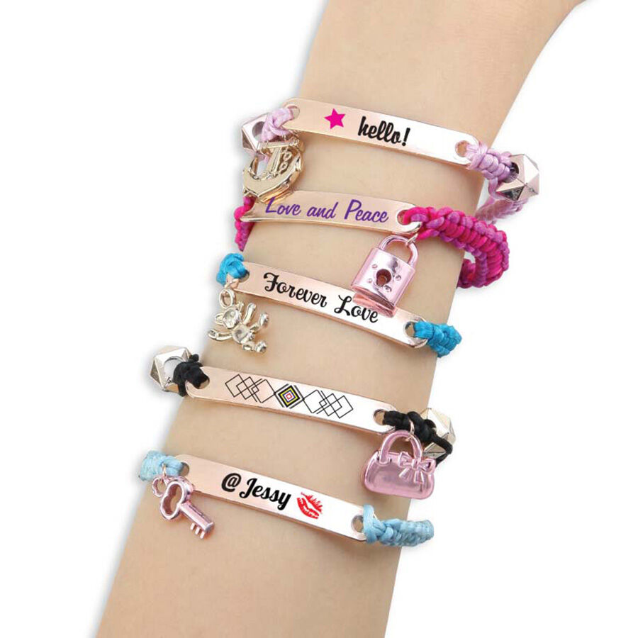Rose gold friendship bracelets on sale