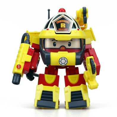 Robocar Poli 4 Inch Action Pack Roy Super Fireman