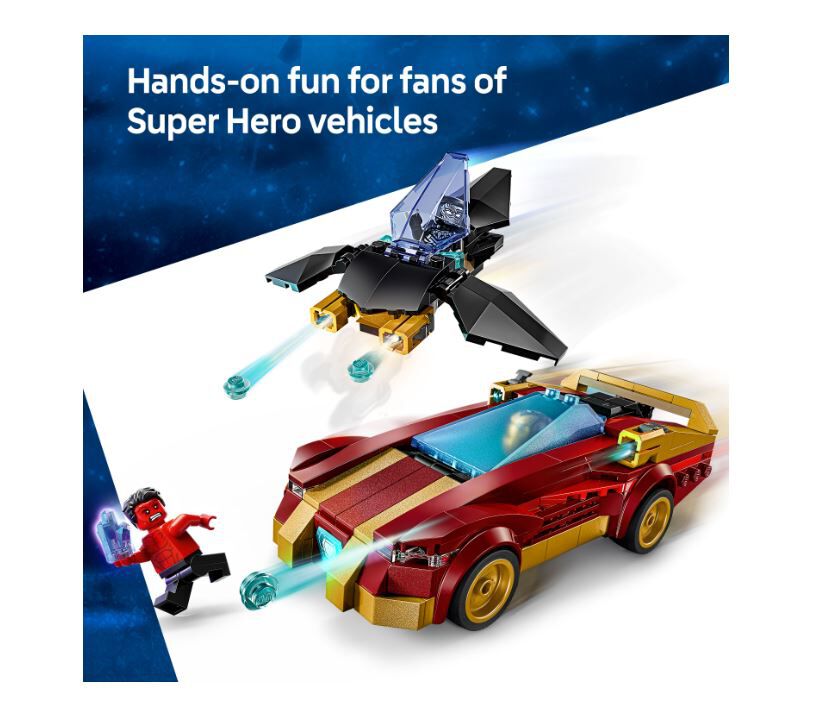 Lego iron man car 2025