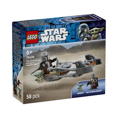 (Pre-Order) LEGO Star Wars The Mandalorian & Grogu&rsquo;s Speeder Bike 75436 (Estimated Early Jan 2026)
