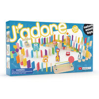 J'adore Wooden Domino & Marble Set