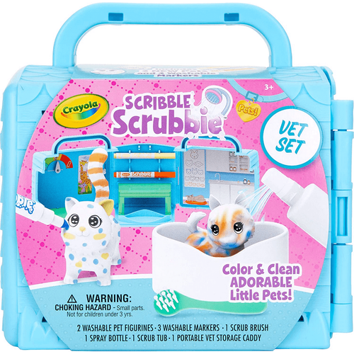 Crayola Scribble Scrubbie Pets Salon Set