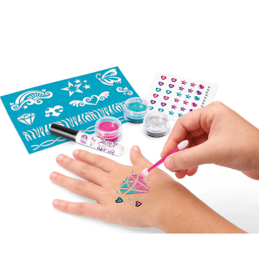 CRA-Z-ART 34070 Sparkling Mani Nail Designer Baby Bag Beauty Set with Nail  Polish, Pedi Soak and Nail Decals Official Barbie Merchandise Each: 
