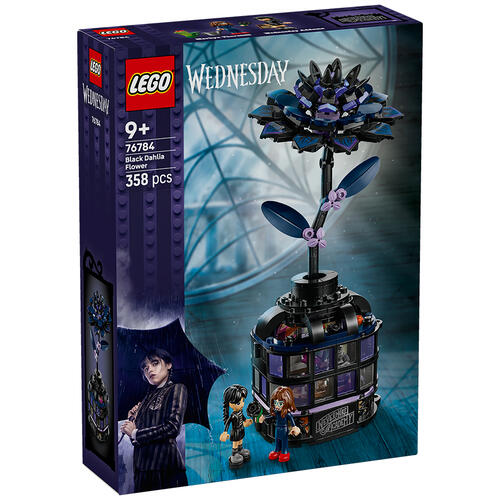 LEGO Wednesday Black Dahlia Flower 76784
