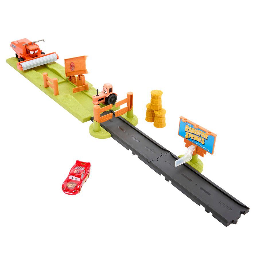 Disney cars escape from frank track set top