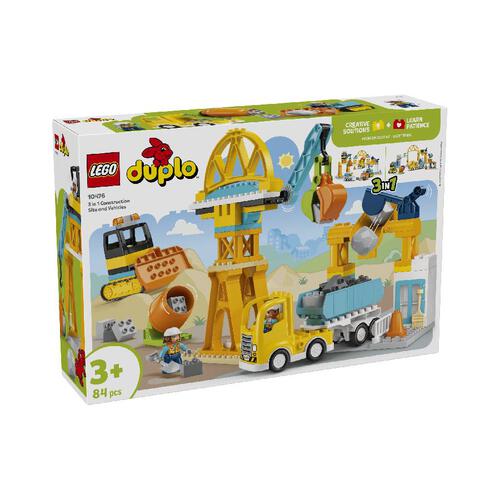 LEGO DUPLO Town 3 in 1 Construction Site and Vehicles 10476